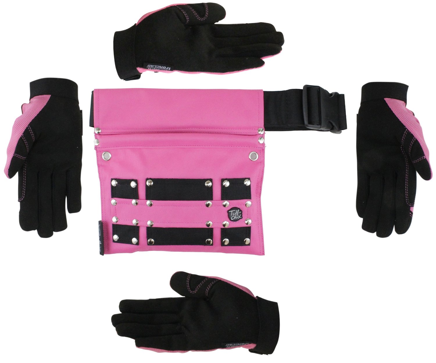 Tuff Chix Women’s Pink Work Gloves Gift Set