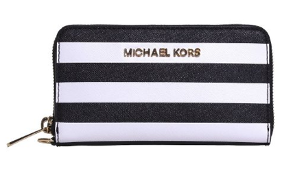 Michael Kors Large Jet Set Travel Stripe Multifunction