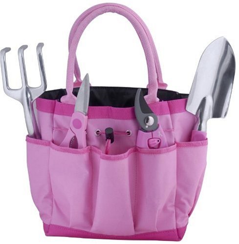 Bond 6930 Pink 5 Piece Garden Tool Bag Gift Set