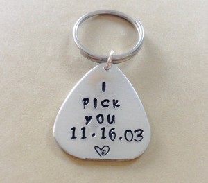 I Pick You – Guitar Pick Keychain