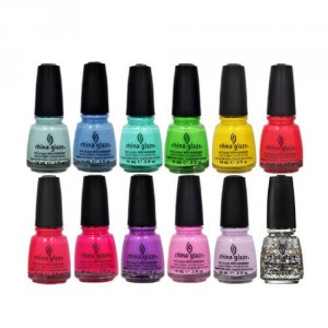 China Glaze Nail Polish Lacquer ELECTROPOP SET