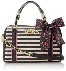 Betsey Johnson Scarf-Face Top Handle Bag