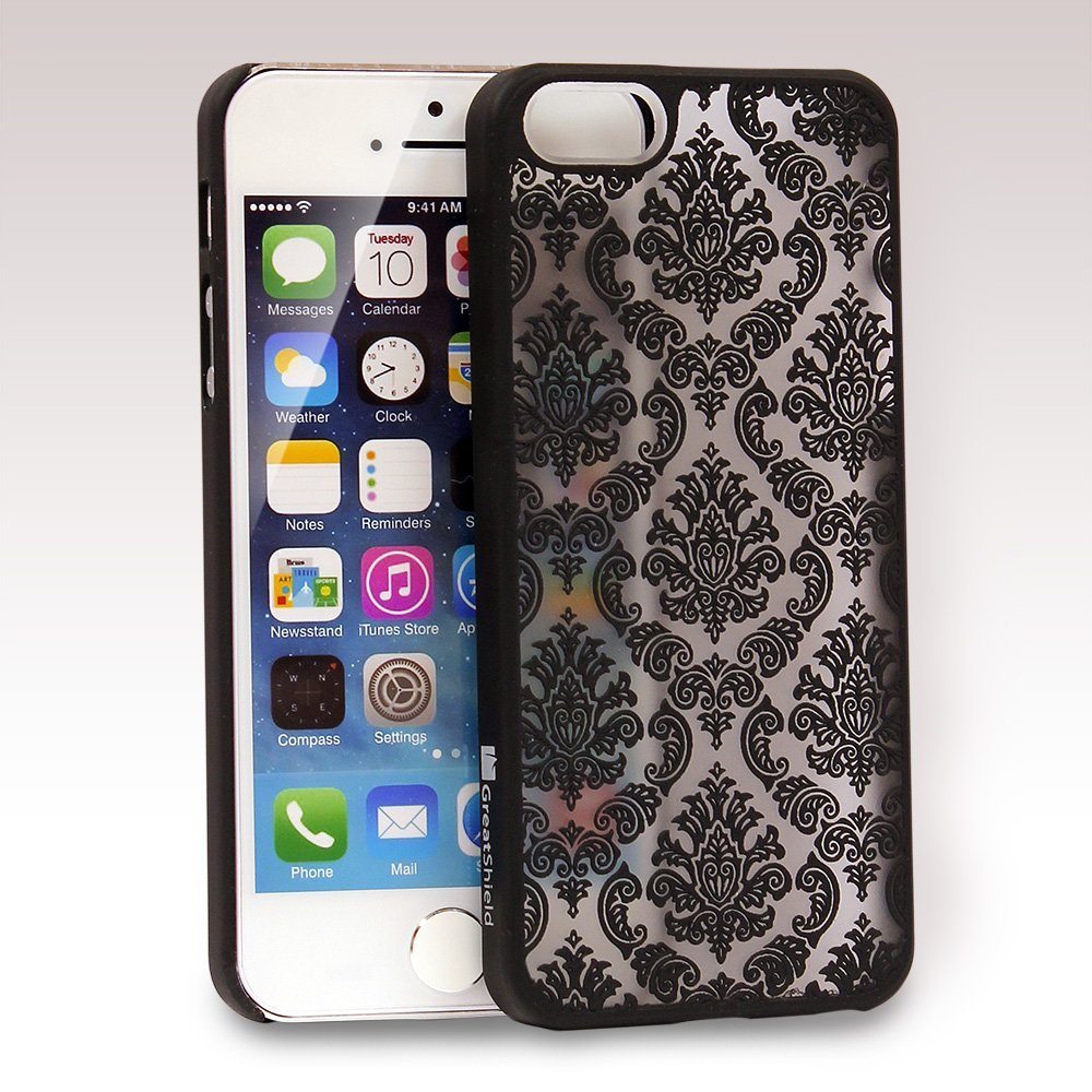 GreatShield TACT Series Design Pattern Rubber Coating Ultra Slim Fit Hard Case Cover for Apple iPhone 5 / 5S