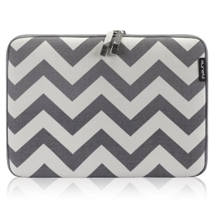 Chevron Gray Soft Sleeve Case Cover for MacBook Pro 13.3″
