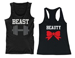 365 In Love Beauty and Beast His and Her Tanks